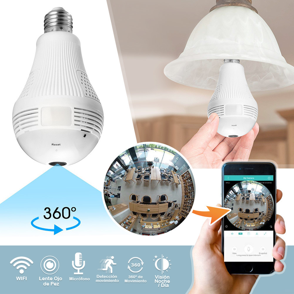 Miniatura 7 de Camara Seguridad Panoramica Wifi B13lV2